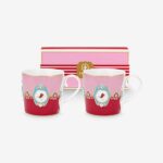 Pip Studio Kırmızı Porselen Kupa Seti 150 Ml