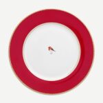 Pip Studio Kırmızı Pembe Porselen Kahvaltı Tabağı 26 cm