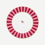 Pip Studio Kırmızı Pembe Porselen Kahvaltı Tabağı 21 cm
